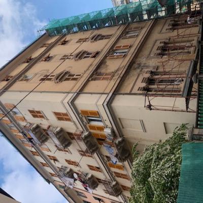 Facciata condominio prima